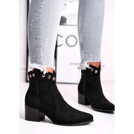 Women's Boots On High Heel Sergio Leone Black BT617 1 Women's Boots On High Heel Sergio Leone Black BT617 1