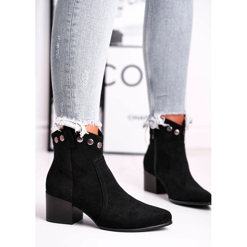 Women's Boots On High Heel Sergio Leone Black BT617 1 Women's Boots On High Heel Sergio Leone Black BT617 1