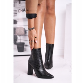 FG2 Women's Boots On Heel Black Prudence 1
