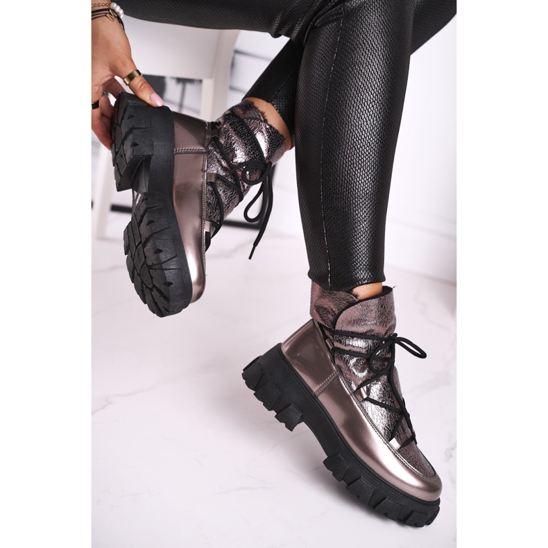 FRGIV Rochelle Silver Women's Slip-On Boots beige 2