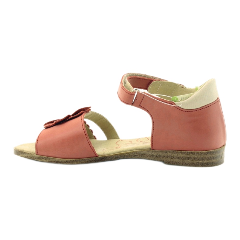 Girls' sandals Ren But raspberry flower red multicolored 2