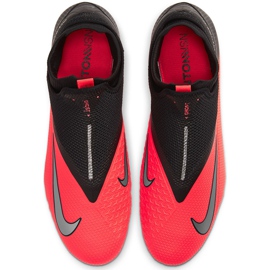 Nike Phantom Vsn 2 Pro Df Fg CD4162 606 soccer shoe red, black red 1