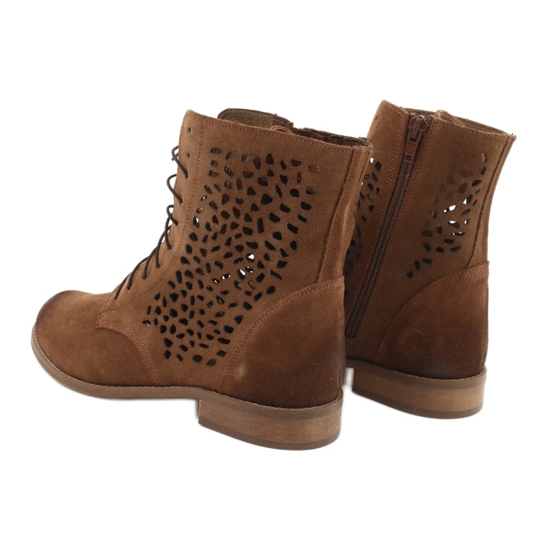 Nicole Women's Leather Camel Meridan Boots brown 5 Nicole Women's Leather Camel Meridan Boots brown 5