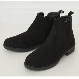 Black Chelsea boots for women JB044 Black 2