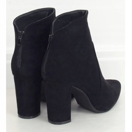 Black high-heeled boots WS006 Black 1
