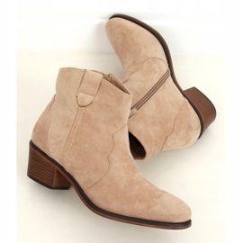 Low heel boots beige 99-63 Taupe 1