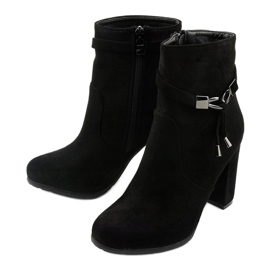 Black suede ankle boots on the Sherbrooke post 2