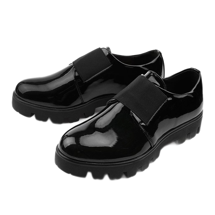 Corda black women's slip-on shoes 2