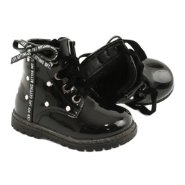 Evento Girls' boots, lacquered bow 20DZ60-3246 black 4 Evento Girls' boots, lacquered bow 20DZ60-3246 black 4