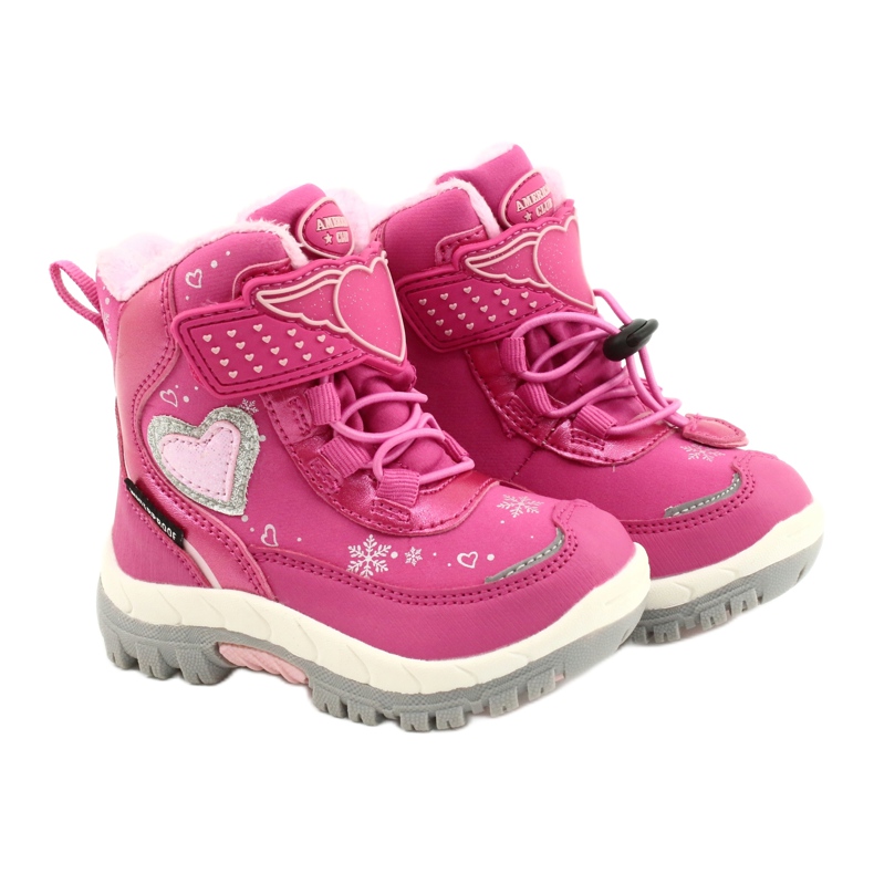 American Club softshell boots with HL48 / 20 pink membrane silver 4