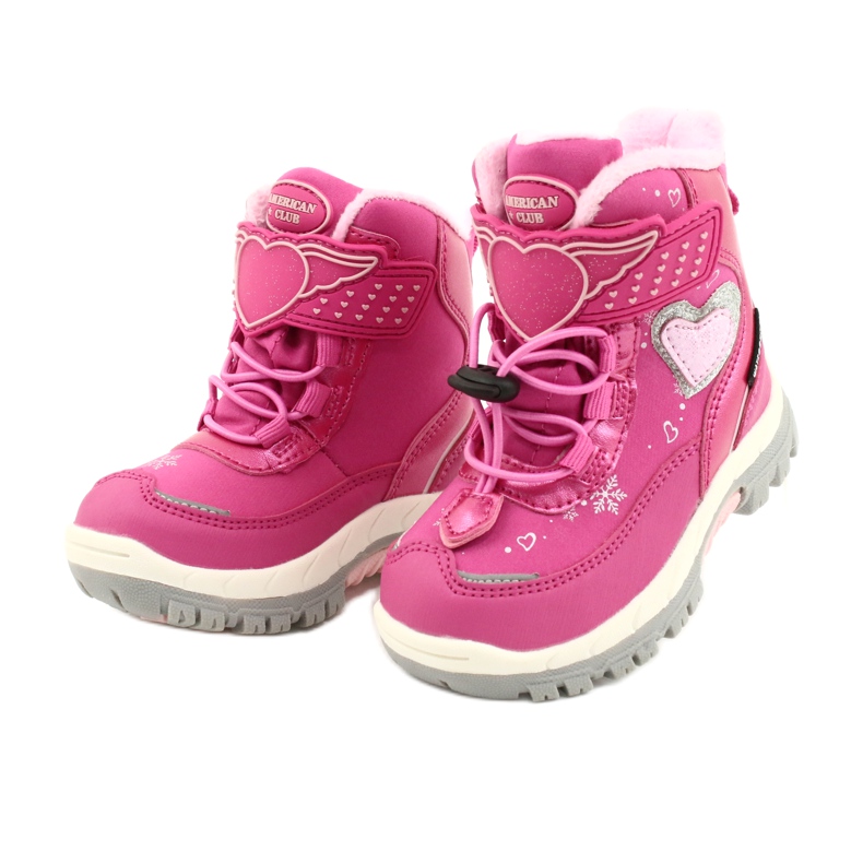 American Club softshell boots with HL48 / 20 pink membrane silver 2