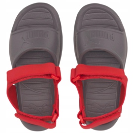 Sandals for children Puma Divecat v2 Injex Ps gray-red 369546 05 grey 1
