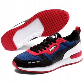 Men's shoes Puma R78 navy blue-red-white-black 373117 09 multicolored 1