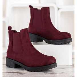 SHELOVET Burgundy Chelsea boots red 1 SHELOVET Burgundy Chelsea boots red 1
