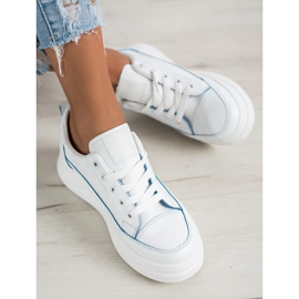 SHELOVET Sports Shoes On The Platform white 2 SHELOVET Sports Shoes On The Platform white 2