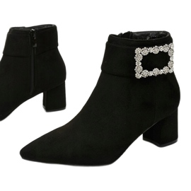 Black ankle boots with Antipodes zipper 1