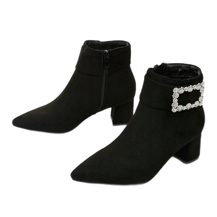 Black ankle boots with Antipodes zipper 2