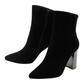 Black ankle boots with eco-suede Armory 2