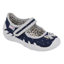 Befado children's shoes 109P202 navy blue silver grey 1 Befado children's shoes 109P202 navy blue silver grey 1