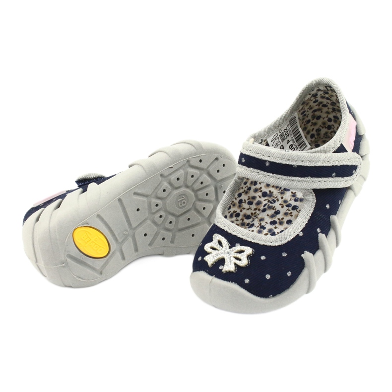 Befado children's shoes 109P202 navy blue silver grey 3 Befado children's shoes 109P202 navy blue silver grey 3