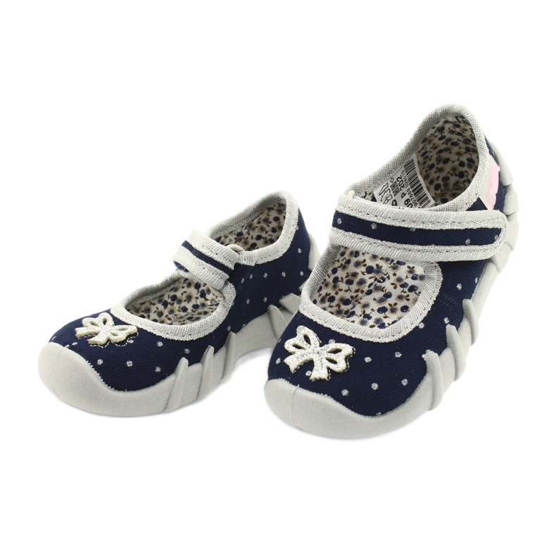 Befado children's shoes 109P202 navy blue silver grey 2 Befado children's shoes 109P202 navy blue silver grey 2