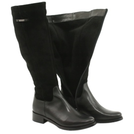 Arka Women's leather black boots 7217 3 Arka Women's leather black boots 7217 3