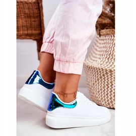 Women's Sport Shoes Lu Boo White Metallic Matilda blue 1