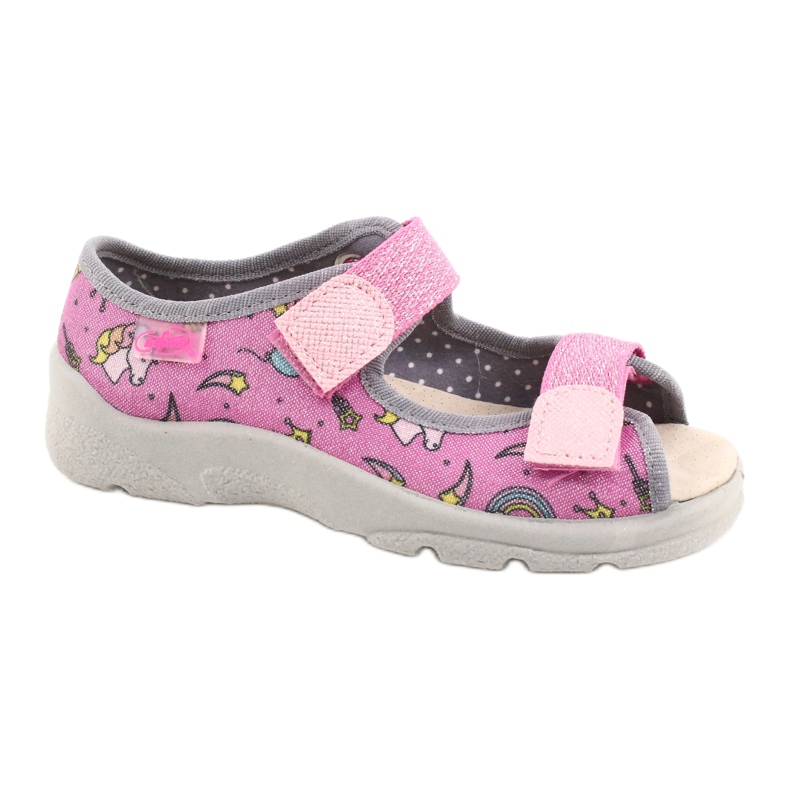 Befado children's shoes 869X136 pink silver grey 2