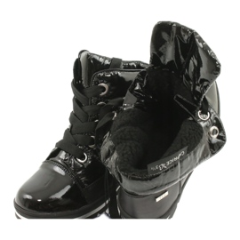 Black snow boots, Caprice 26212-25 019 membrane 3