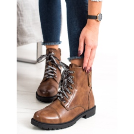 Goodin Brown lace-up boots 1