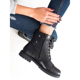 Goodin Black Lace-up Boots 1