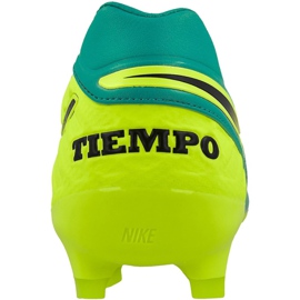Nike Tiempo Legacy Ii Fg M 819218-307 football shoes navy blue, green, yellow blue 2