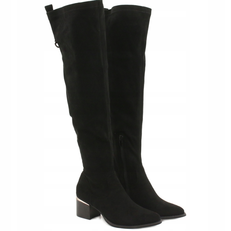 Long boots lycra suede Evento 20KZ35-3330 Black 7