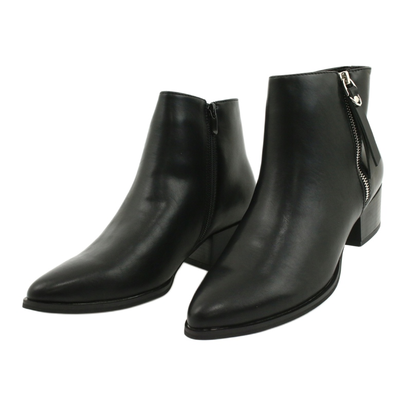 Winter boots on the Jezzi 20BT35-3028 zipper black 2