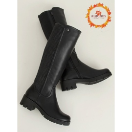 Black high-soled boots 6286-1 Black 1 Black high-soled boots 6286-1 Black 1