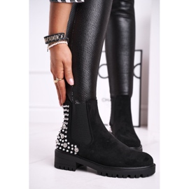 Ideal Women's Jodhpur boots with jets Black Lady In Black 2