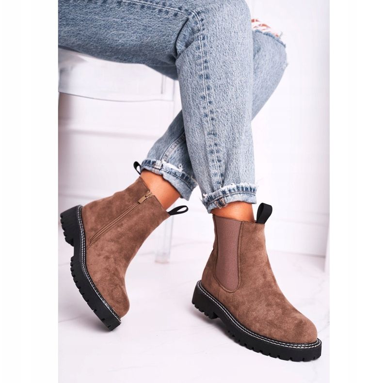 Ideal Women's Chelsea Boots Khaki Resist green 2