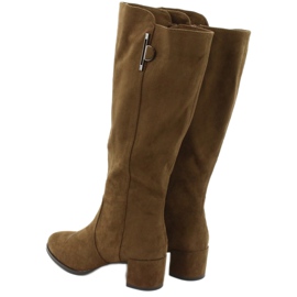 Suede Boots Olive Sergio Leone KZ277 brown 3