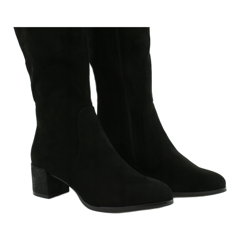 Black Suede Sergio leone KZ299 boots 3 Black Suede Sergio leone KZ299 boots 3