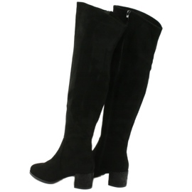 Black Suede Sergio leone KZ299 boots 2 Black Suede Sergio leone KZ299 boots 2