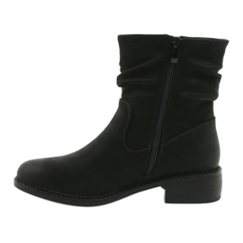 Ruffled Black Boots Sergio Leone BT529 1