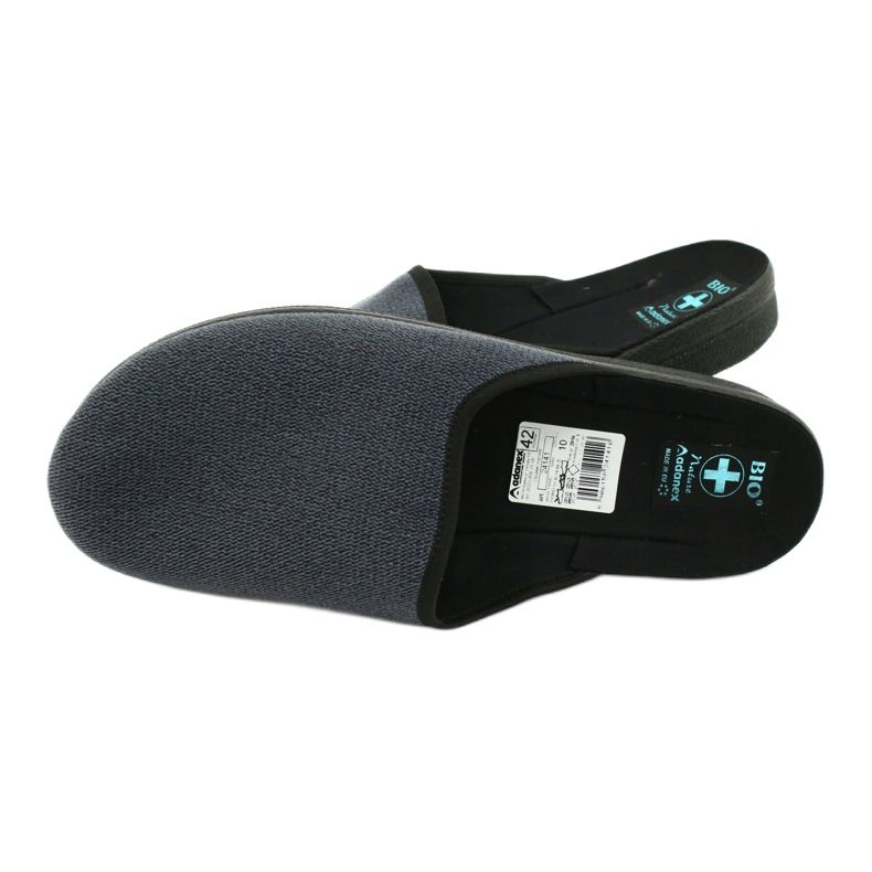 Men's Adanex 24141 slippers black blue 4