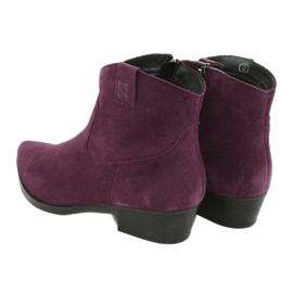 Women's Suede Maciejka Violet Boots 04289-05 purple 2