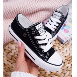 Children's Shoes Sneakers Big Star Black FF374206 white 3