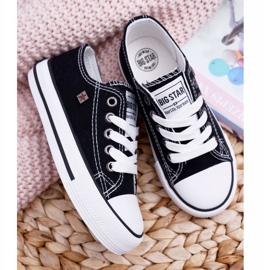 Children's Shoes Sneakers Big Star Black FF374206 white 2