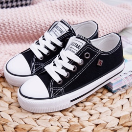 Children's Shoes Sneakers Big Star Black FF374206 white 1