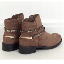 Dark beige boots for women RQ332 Khaki 1 Dark beige boots for women RQ332 Khaki 1