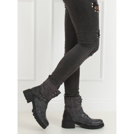 Gray 1215-PA Gray workery boots grey 2