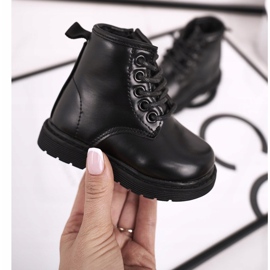 FRROCK Black Ammy Black Warm Boots for Children 1