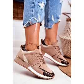 Women's Sport Shoes Beige Golden Clementine Elements brown 1